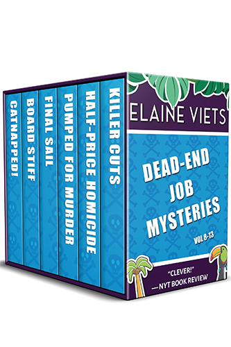 The-Dead-End-Job-Mysteries-Box-Set-8-13-by-Elaine-Viets-PDF-EPUB